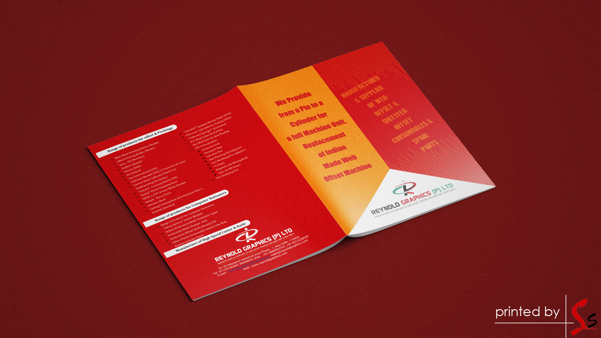 Reynold Graphics Brochure